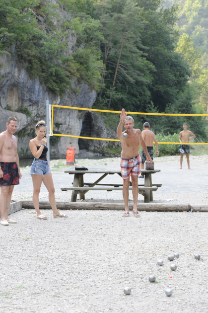 terrain de petanque camping la blaquiere gorges du tarn