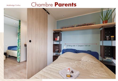 mobilodge corfou camping la blaquiere chambre parents