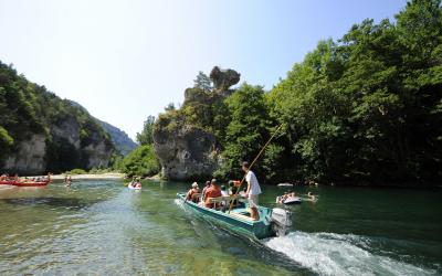bateliers des gorges du tarn camping la blaquiere