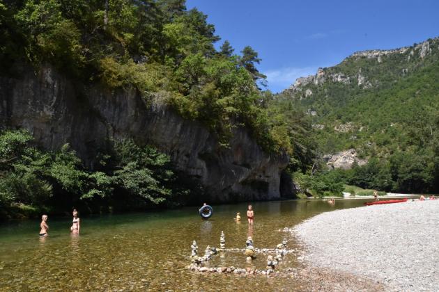 Plage Camping La Blaquire, Gorges du Tarn