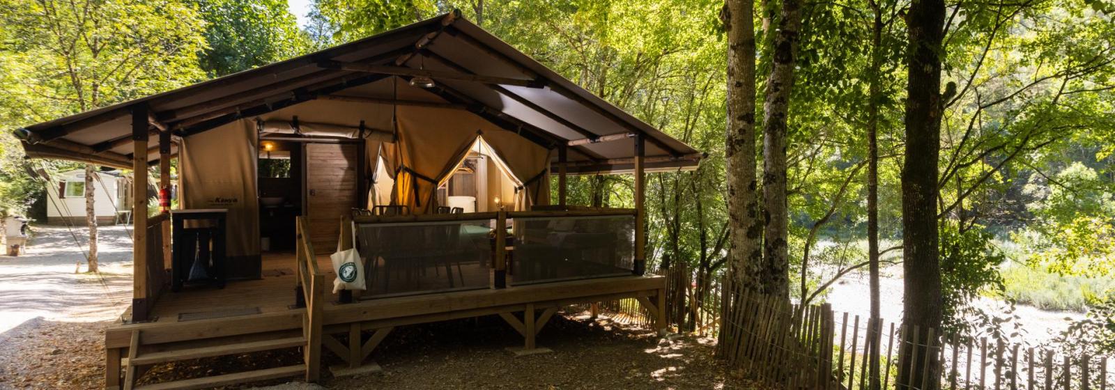 Campingplatz Gorges du Tarn mit Privatstrand | La Blaquire***