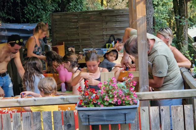 animation ornitho camping blaquiere gorges du tarn flou