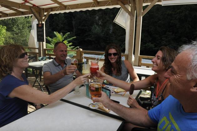 apero camping la blaquiere gorges du tarn