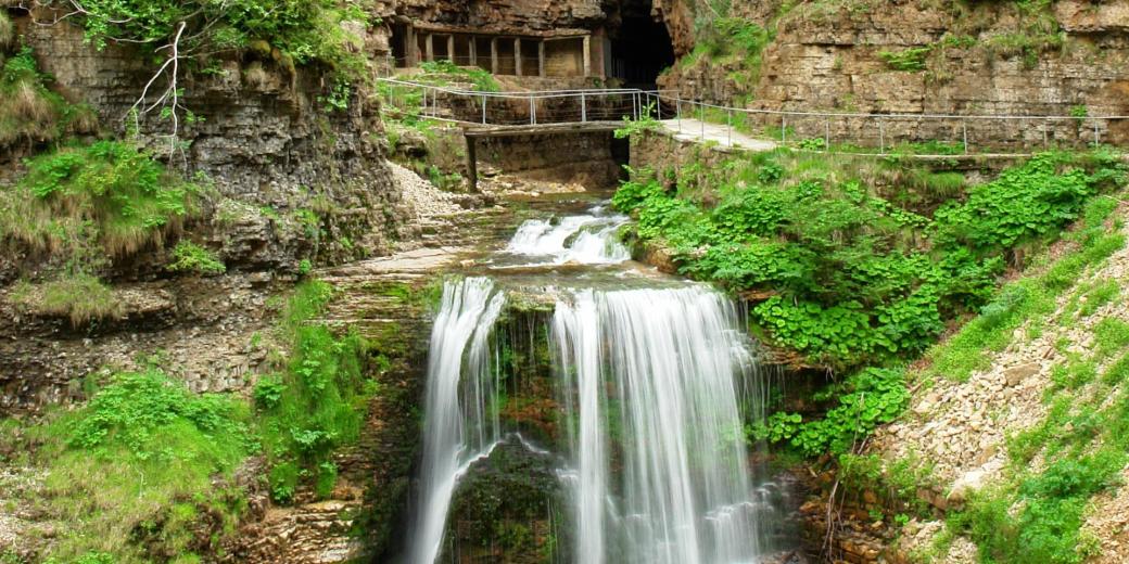 Der Abgrund von Bramabiau, unterirdischer Fluss Gard Loz�re